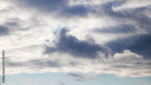 Colorful storm clouds in the sky  background for design_