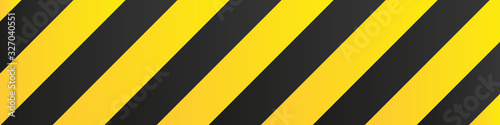 Illustration of yellow and black stripes.a symbol of dangerous and radioactive substances.The sample is widely used in industry.Vector Illustration