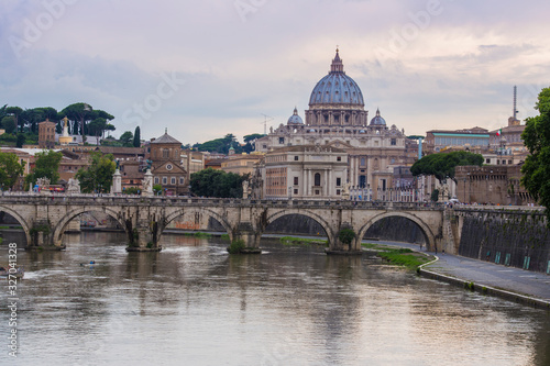 Vatican under rain
