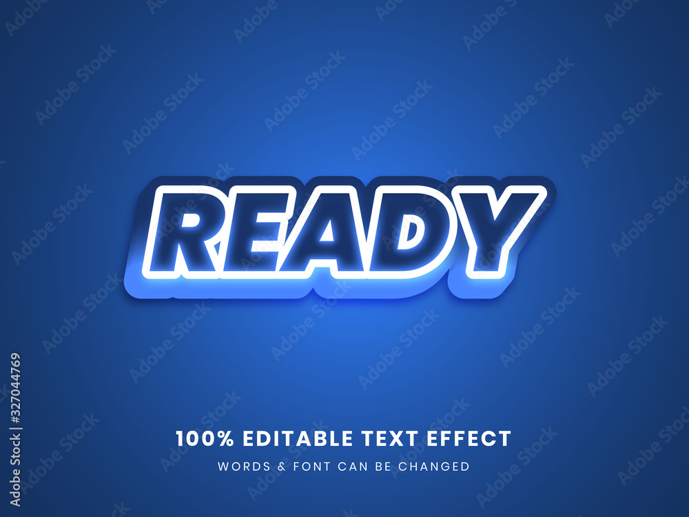 Obraz premium Ready 3d editable text effect