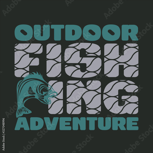 sport fishing, t-shirt inscription, graphic design, fashion design