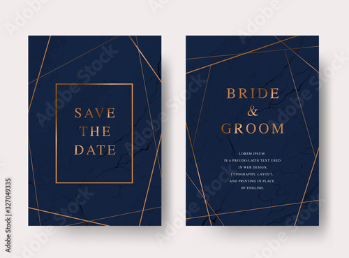 Vintage luxury vector wedding  invitation card