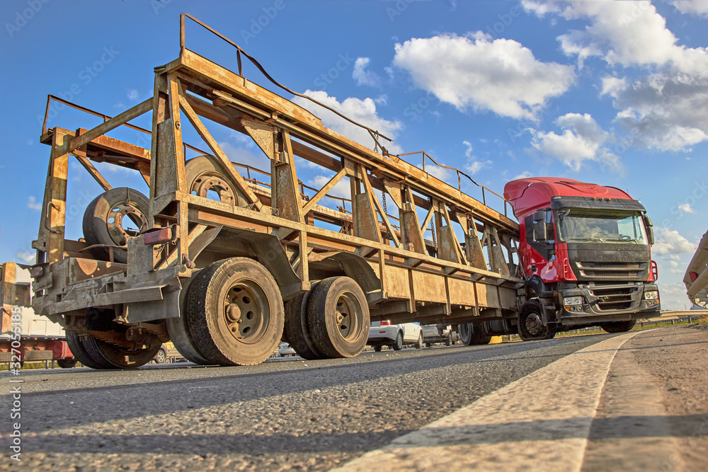 an exploding truck wheel caused an accident on the road