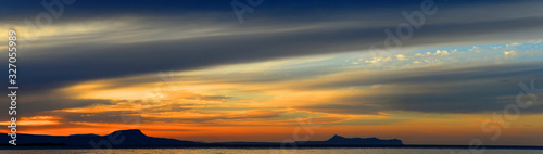 Panorama Abend bei Rethymnon, Kreta