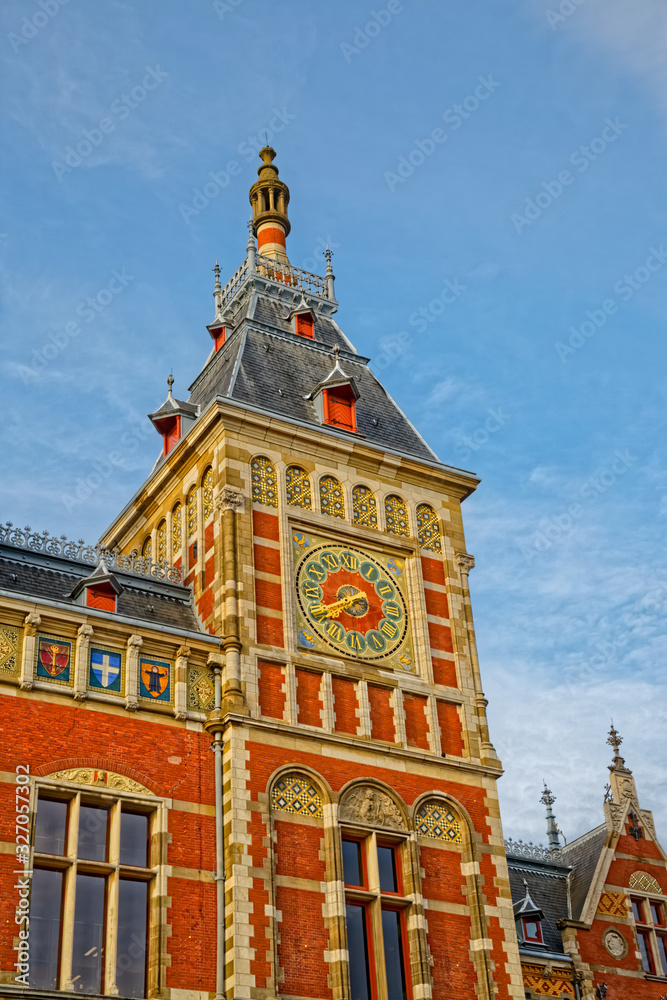 Amsterdam main train station Central Station Netherlands