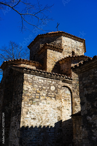 Famous georgian landmark Dzveli or Old Shuamta photo