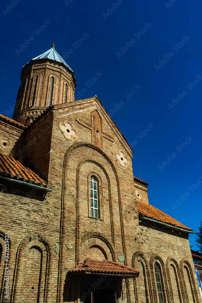 Fototapeta premium Old part of Telavi, capital of Kakheti