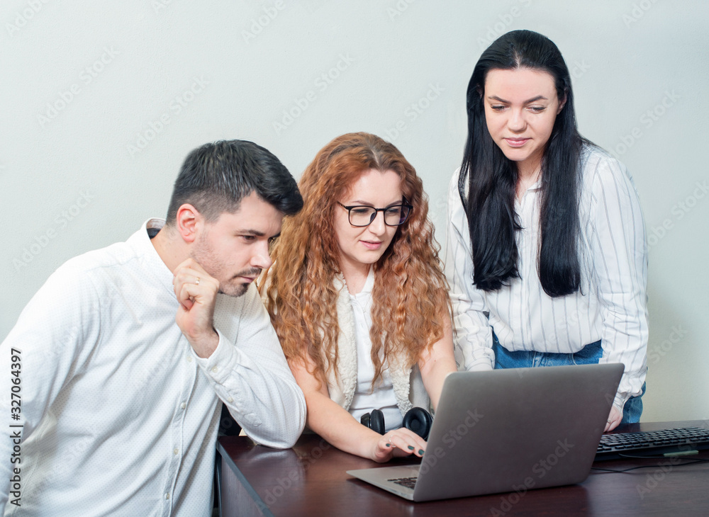 team work, people working with laptop in an office, meeting team work, people working with laptop in an office, meeting