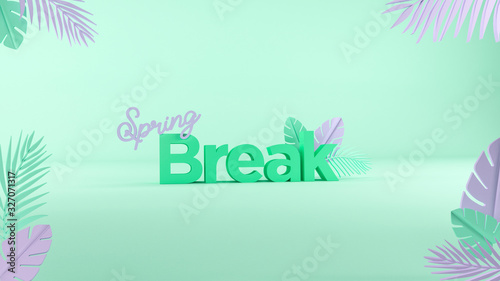 Spring break 3d-3-3