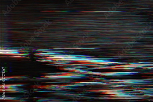 Glitch no signal background pixel noise,  pattern.