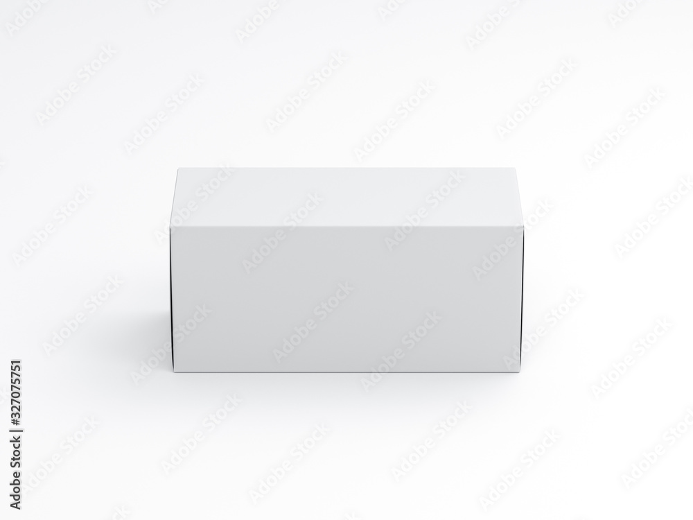 Small White Box Mockup on white background Small White Box Mockup on white background