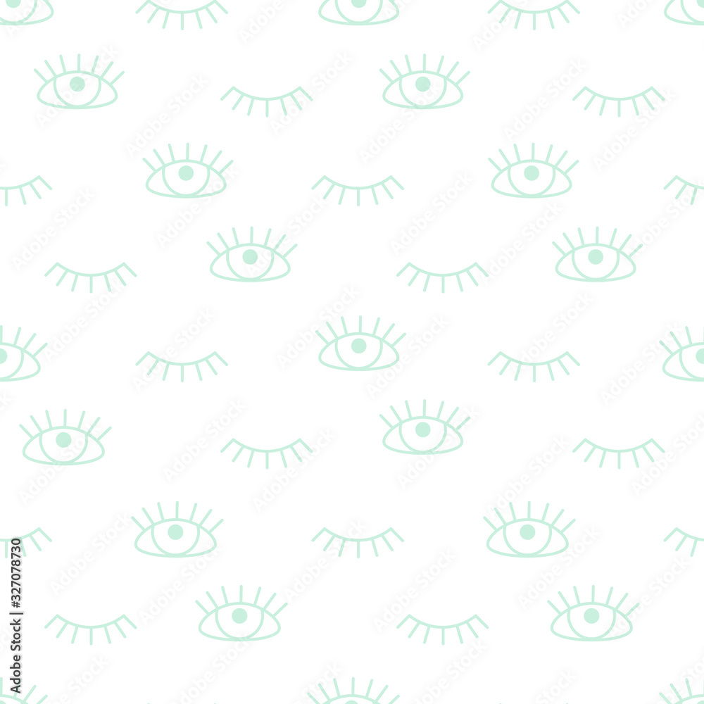 Eye seamless pattern