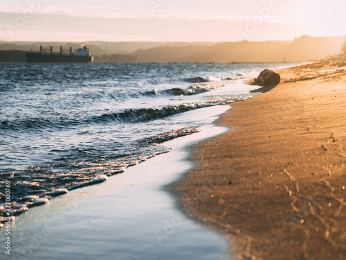 Sunset on the Beach photo