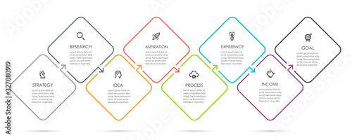 Vector infographic template