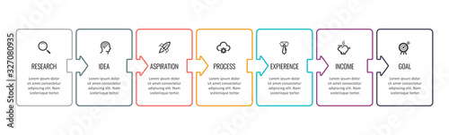 Vector infographic template