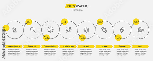 Vector infographic template