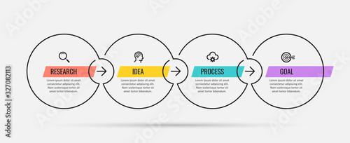 Vector infographic template