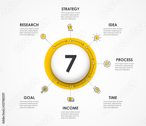 Vector infographic template