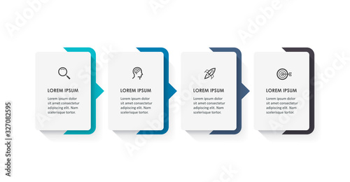 Vector infographic template