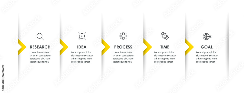 Vector infographic template