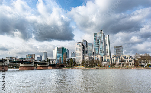 View of the city skyline of Frankfurt am Main