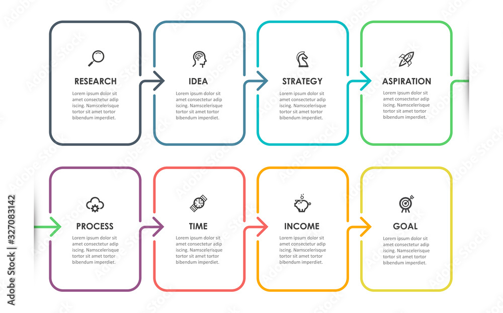 Vector infographic template