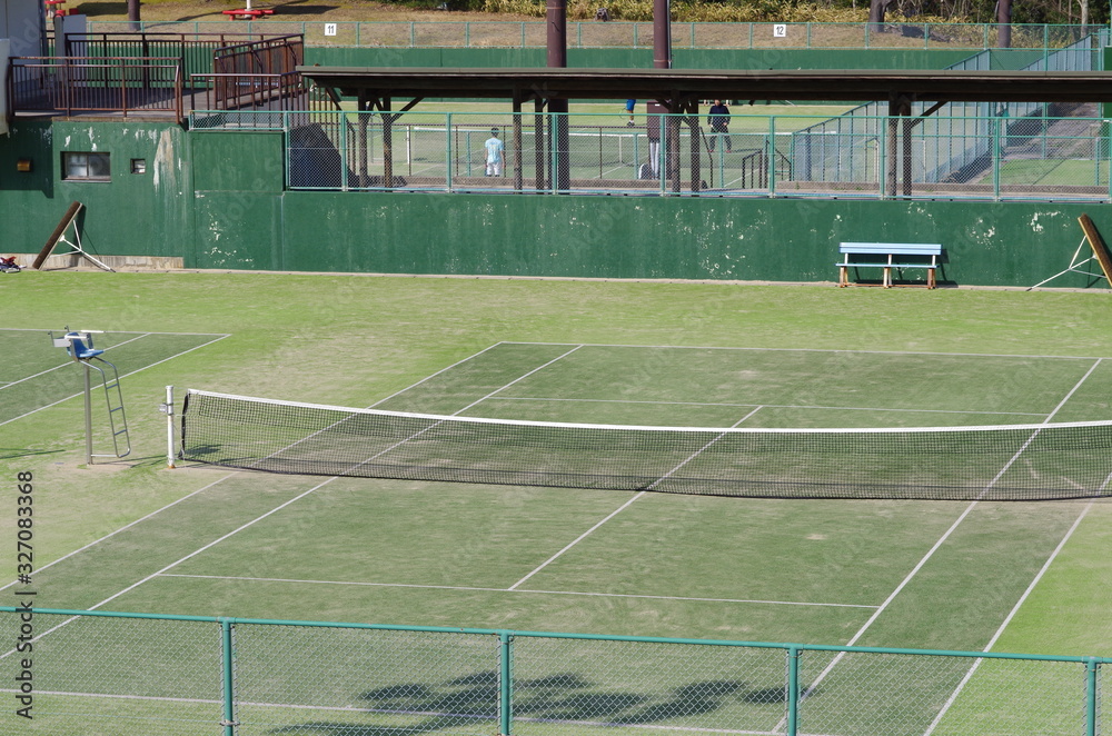 Obraz premium テニスコート