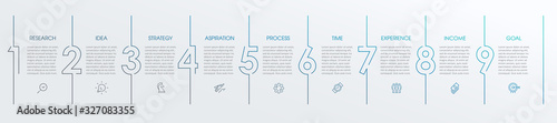 Vector infographic template