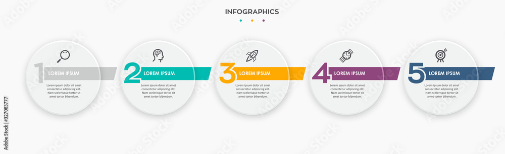 Vector infographic template Vector infographic template