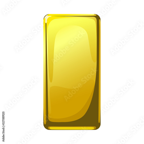 資産運用としても使われる純金のイラスト。