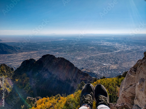 Lonely Albuquerque Mountains, New Mexico, sandy ridge  © wayker