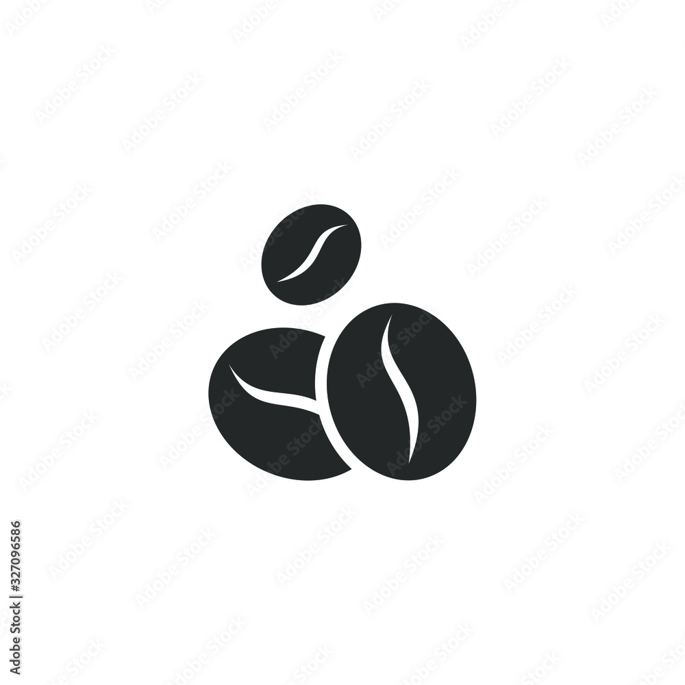 coffee beans icon template color editable. coffee beans symbol vector sign isolated on white background illustration for graphic and web design. coffee beans icon template color editable. coffee beans symbol vector sign isolated on white background illustration for graphic and web design.