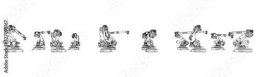 A industral robots manipulators