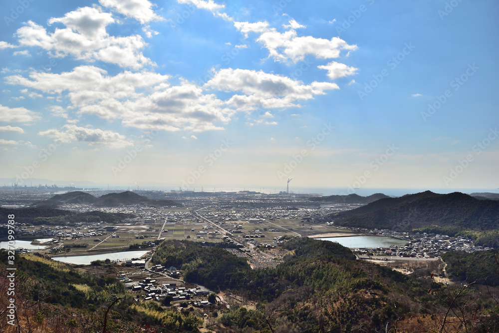 兵庫県　高御位山からの景色