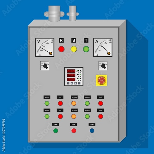electrical control panel and equipment industry voltmeter power distribution transmission system line high voltage smart grid