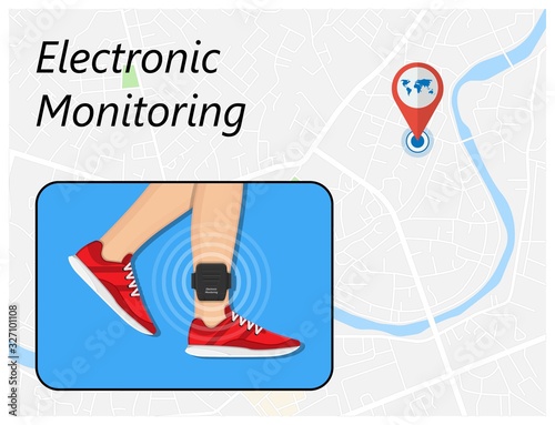 electronic monitoring EM tagging system tag territory offences  perpetrator