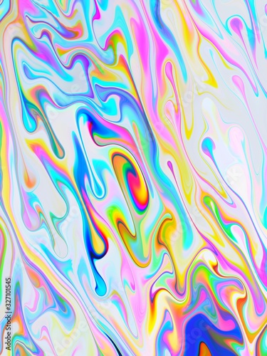 Textured and artistic colorful wavy lines background. © HAKKI ARSLAN