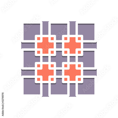 Color illustration icon for join 