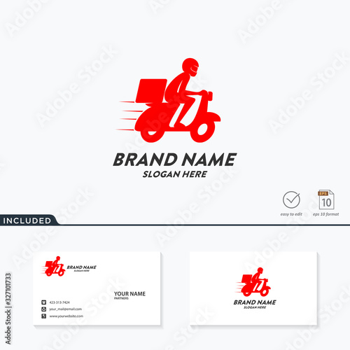 creative delivery logo concept