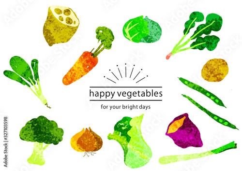 Obraz na płótnie オーガニック野菜セット②