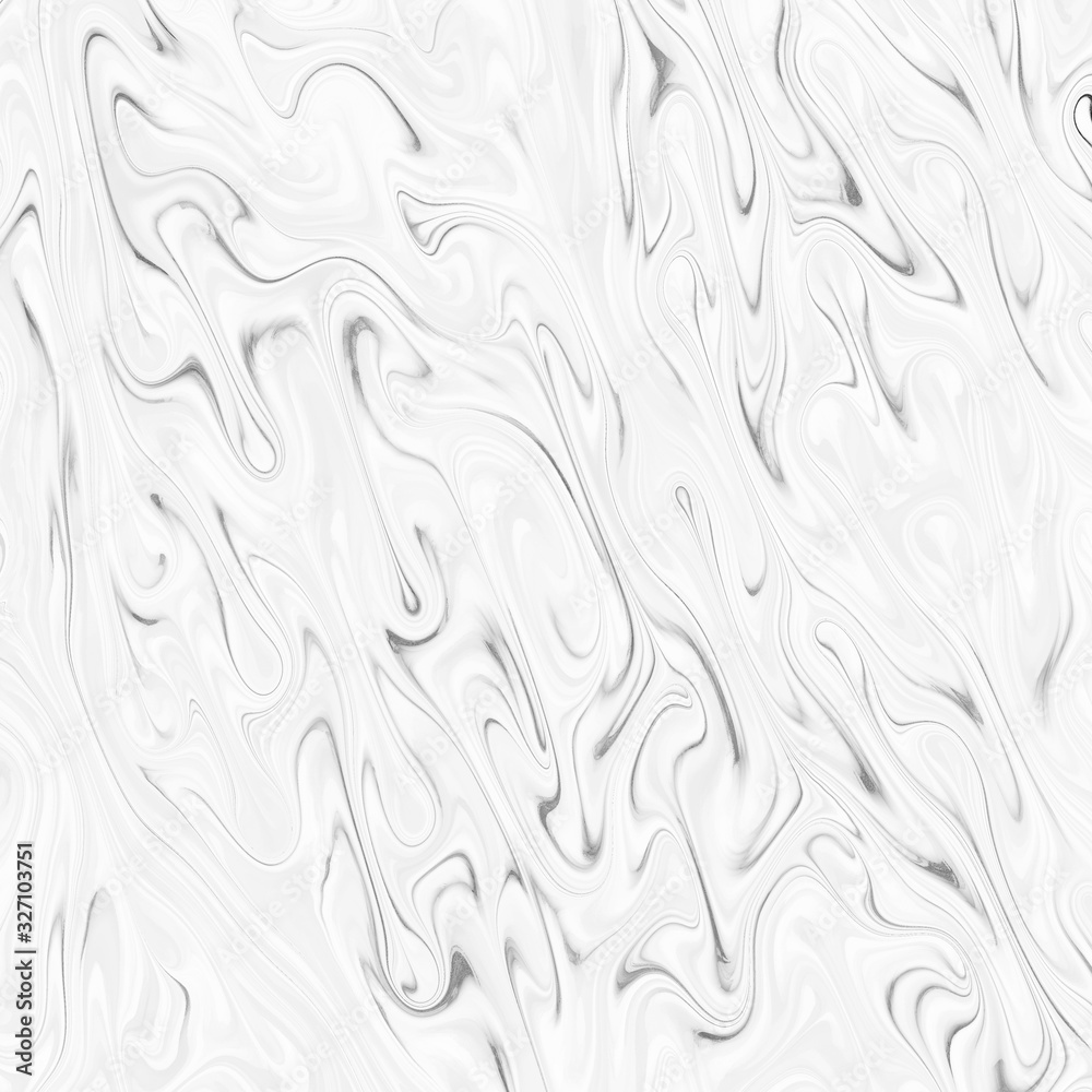 Textured and artistic painting, black and white wavy lines background.