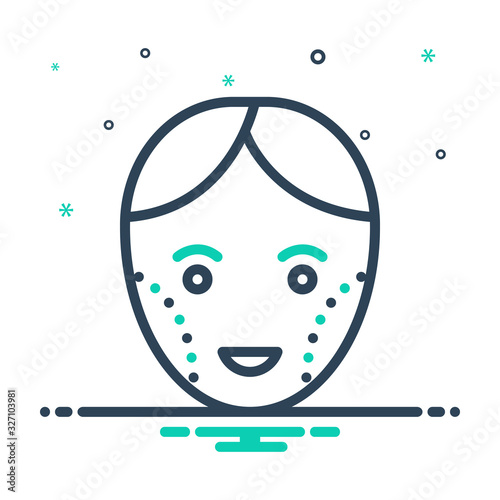 Mix icon for cheek 
