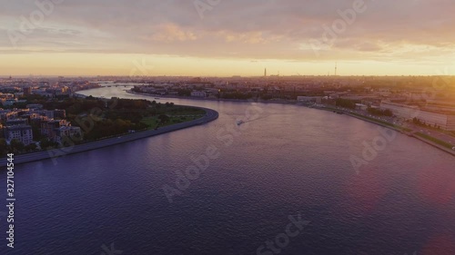 Wallpaper Mural Aerial view Saint Petersburg Sunset 18 Torontodigital.ca