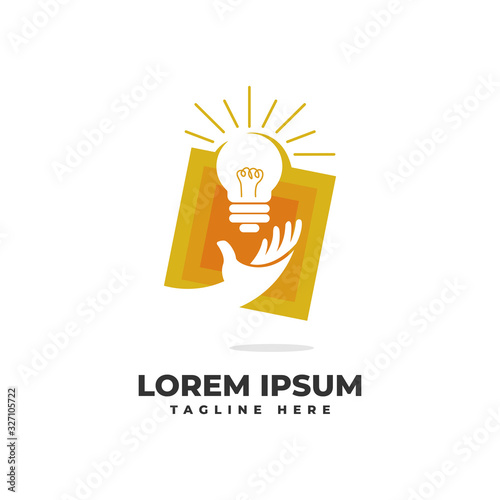 Care Thinking Smart Logo Vector Icon Illustration
