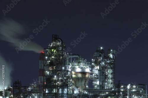 Wallpaper Mural 四日市　工場夜景 Torontodigital.ca