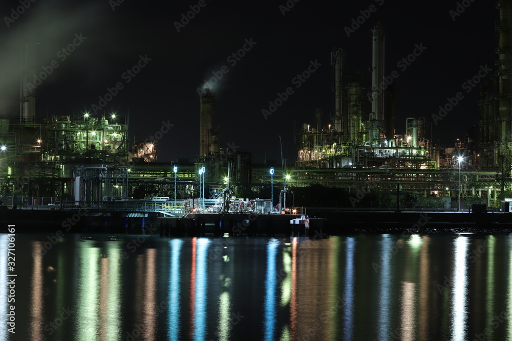 四日市　工場夜景