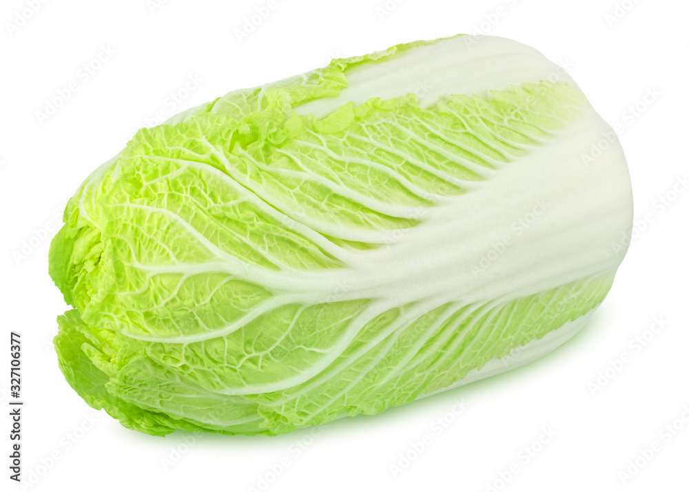 Fresh whole chinese cabbage isolated on a white background. Fresh whole chinese cabbage isolated on a white background.