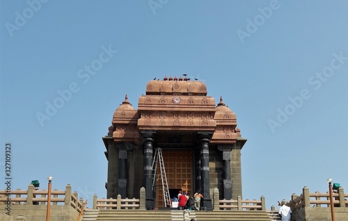 Vivekananda rock is most famous landmark at Kanyakumari India