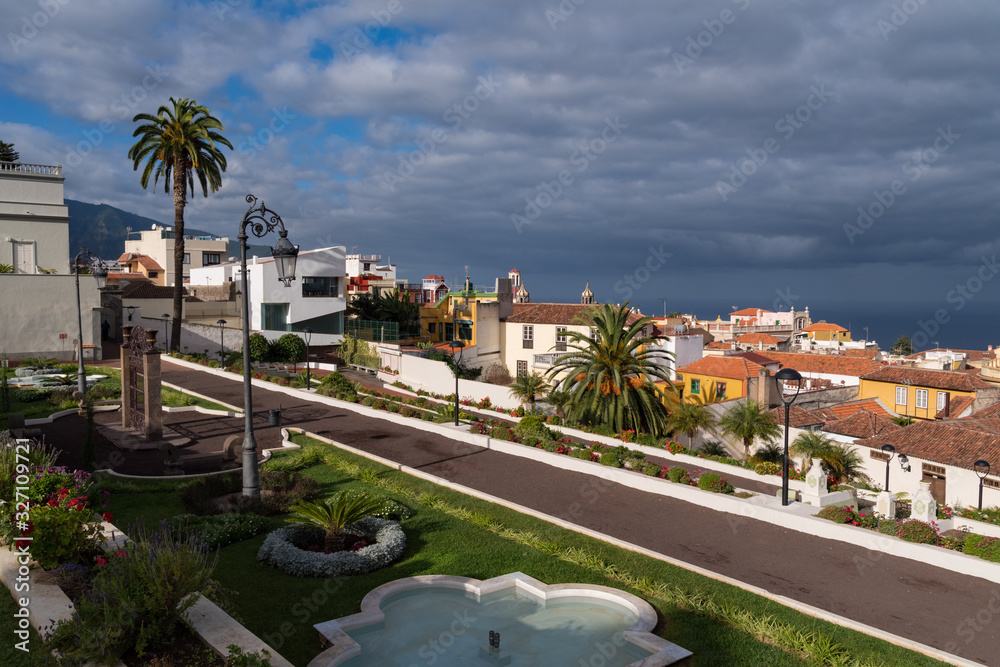 Obraz premium Jardín Victoria garden in La Orotava, Tenerife, Canary islands, Spain