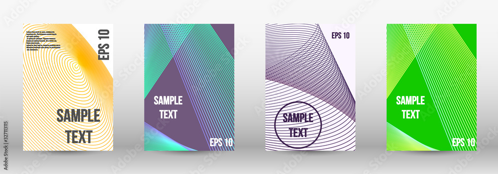Geometric template with lines Geometric template with lines